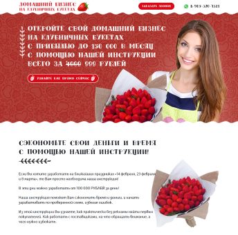 Купить Готовый Лендинг Бизнес На Клубничных Букетах
