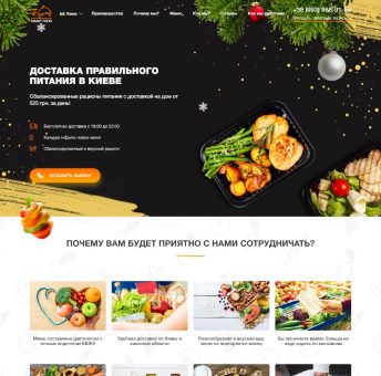 Купить Готовый Лендинг Доставка Здорового Питания