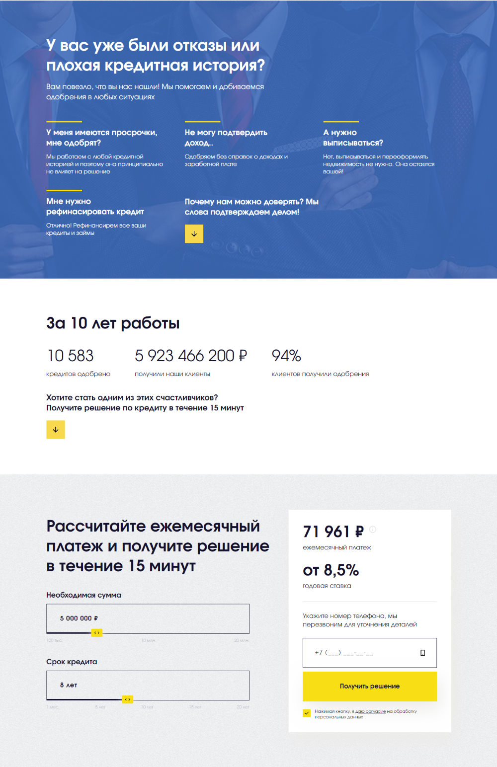 Стоимость Сайта Лендинга Деньги Под Залог Недвижимости