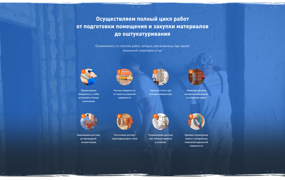 Купить Сайт Одностраничный Машинная Штукатурка