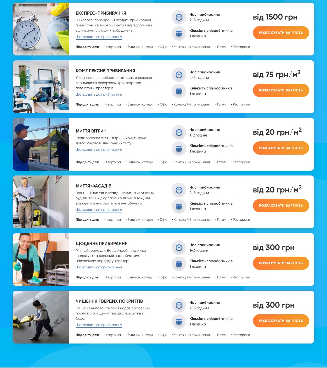 Стоимость Сайта Лендинга Клининговая Компания DeepClean