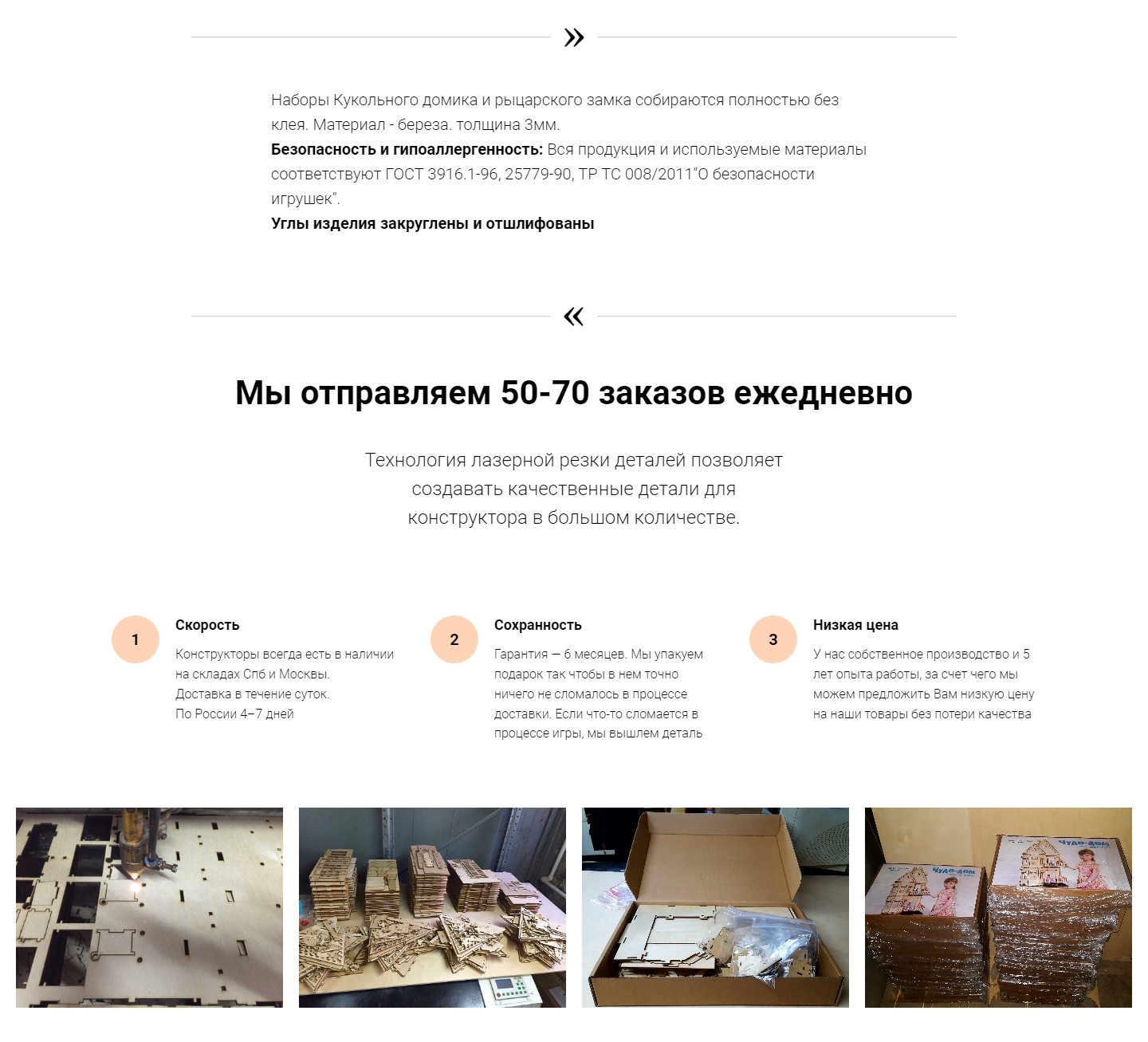 Продажа Лендинга Кукольный Чудо-Домик