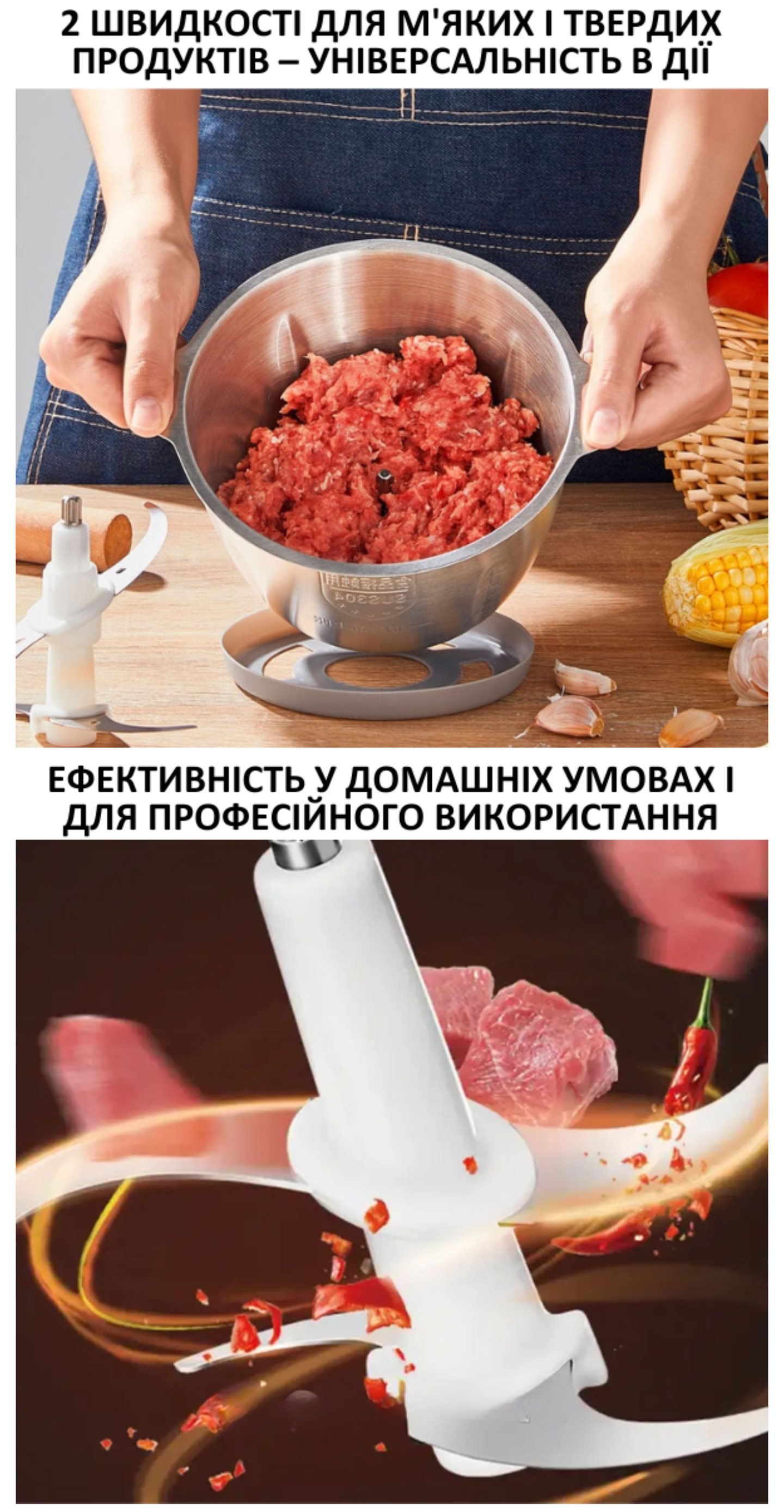 Продажа Лендинга Кухонный Блендер Комбайн Измельчитель Молния